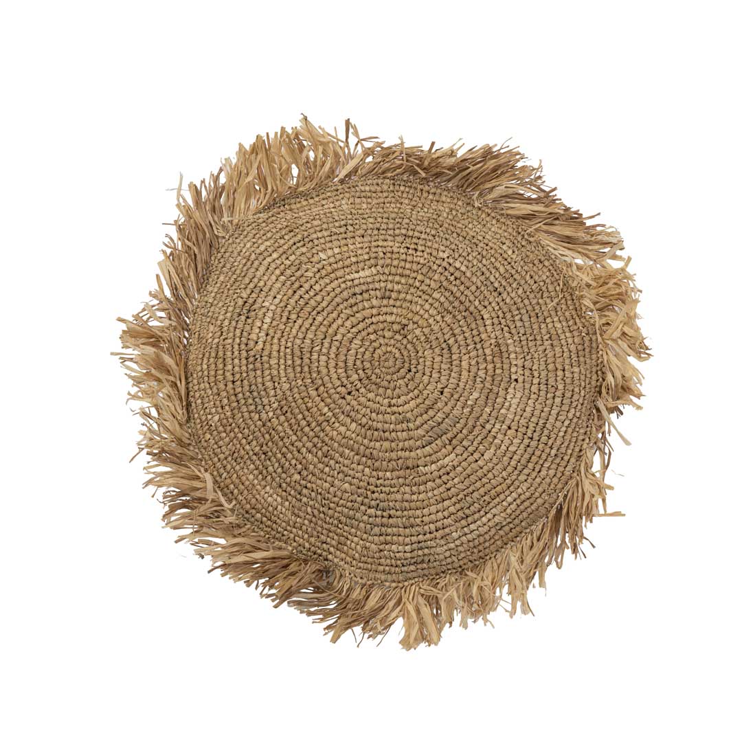 Fata de perna din iarba de mare Tassel 50 x 50 cm