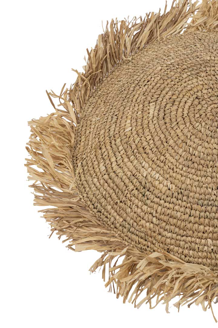 Fata de perna din iarba de mare Tassel 50 x 50 cm