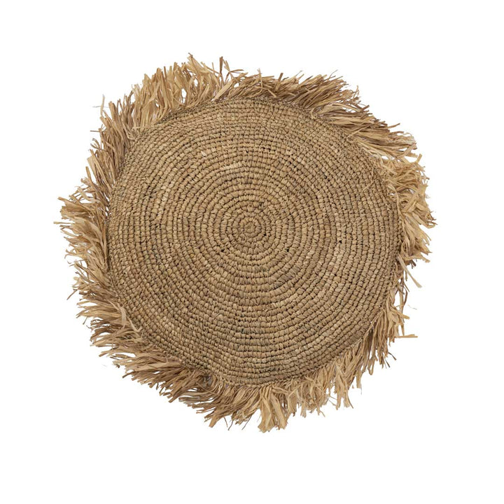 Fata de perna din iarba de mare Tassel 40 x 40 cm
