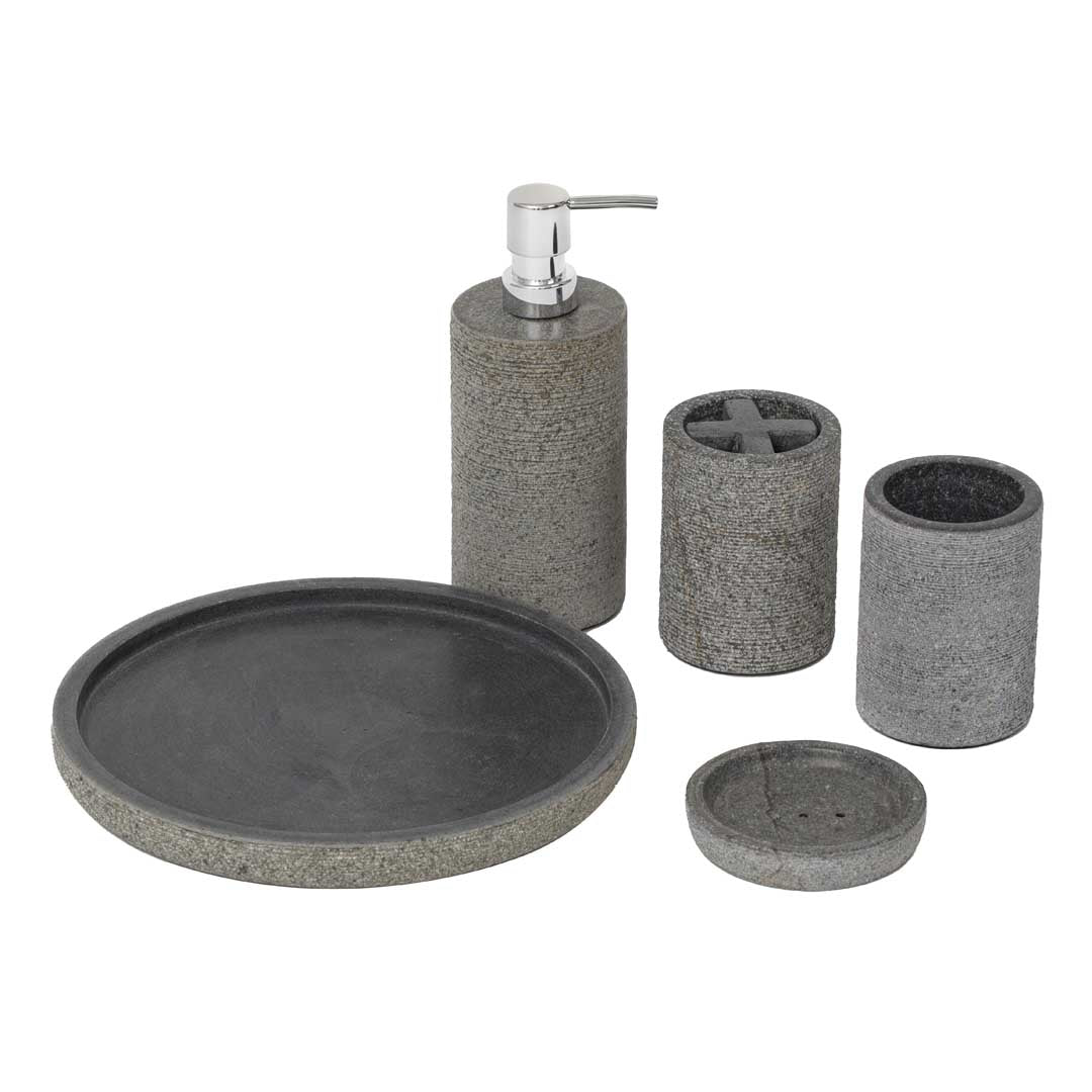 Set accesorii baie din piatra
