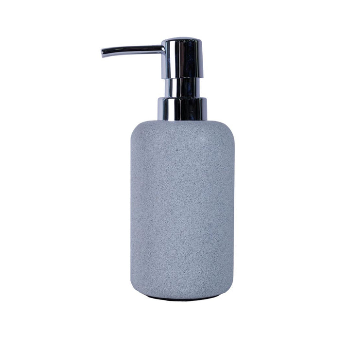 Dispenser sapun lichid gri din piatra si plastic