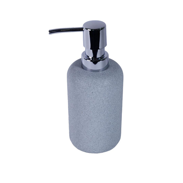 Dispenser sapun lichid gri din piatra si plastic