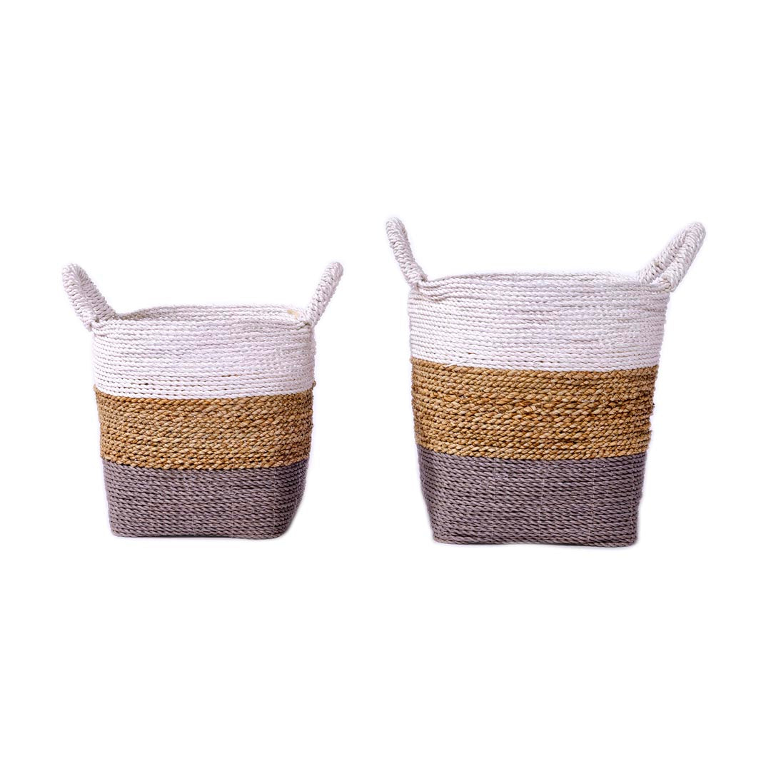 Set 2 cosuri din iarba de mare