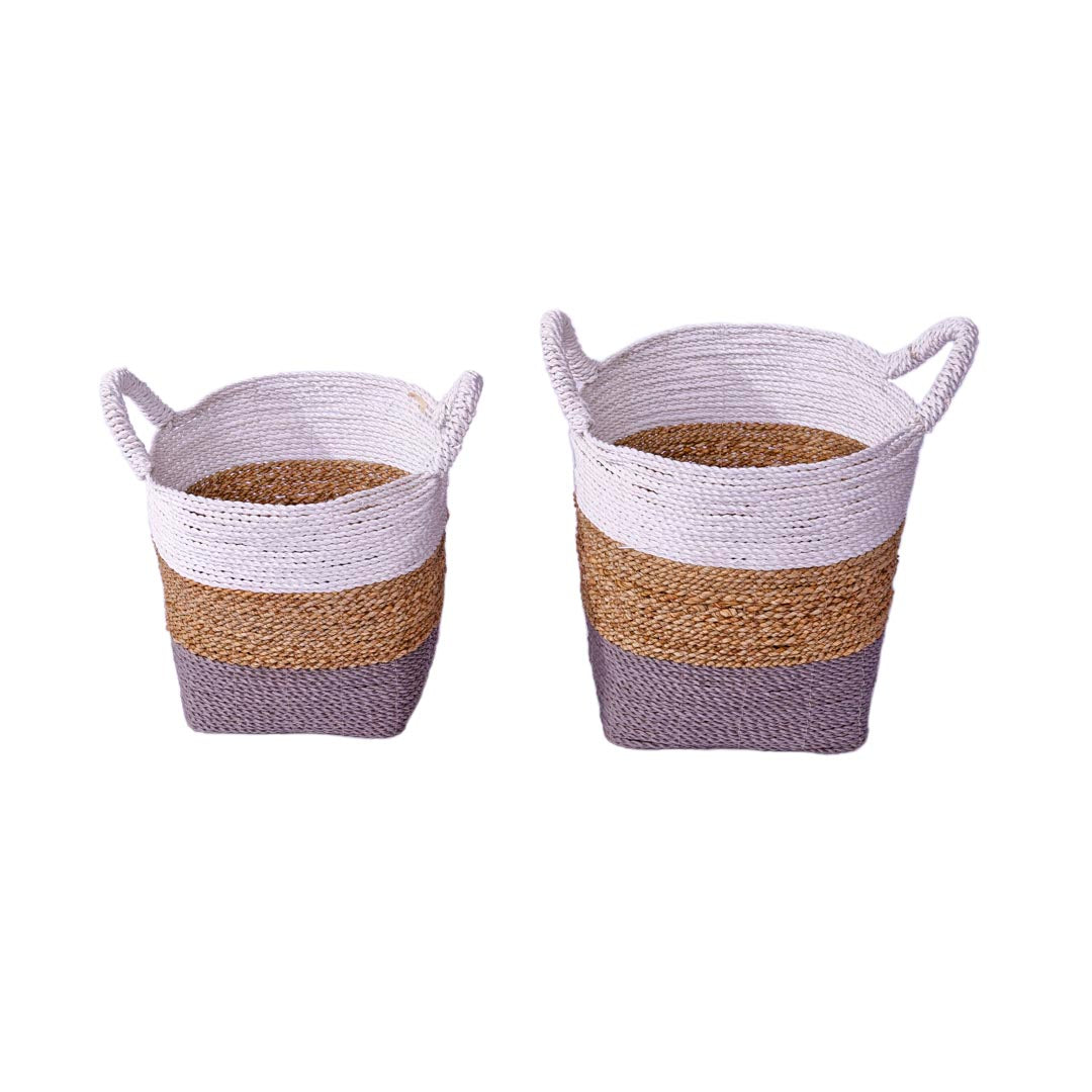 Set 2 cosuri din iarba de mare