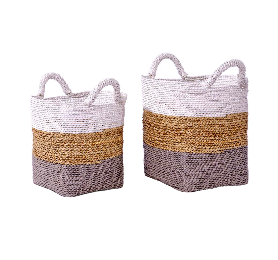 Set 2 cosuri din iarba de mare