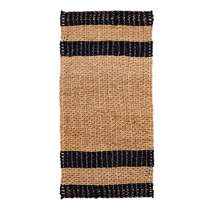 Covor negru din iarba de mare Kilim