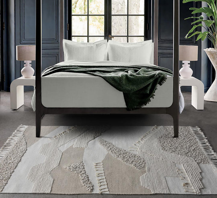 Covor bej Oldbury 190 x 290 cm