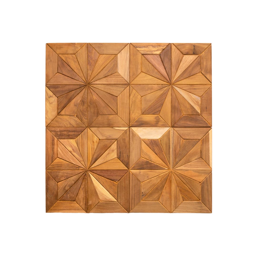 Placa decorativa din lemn de tec Pagewood - 10 buc/cutie