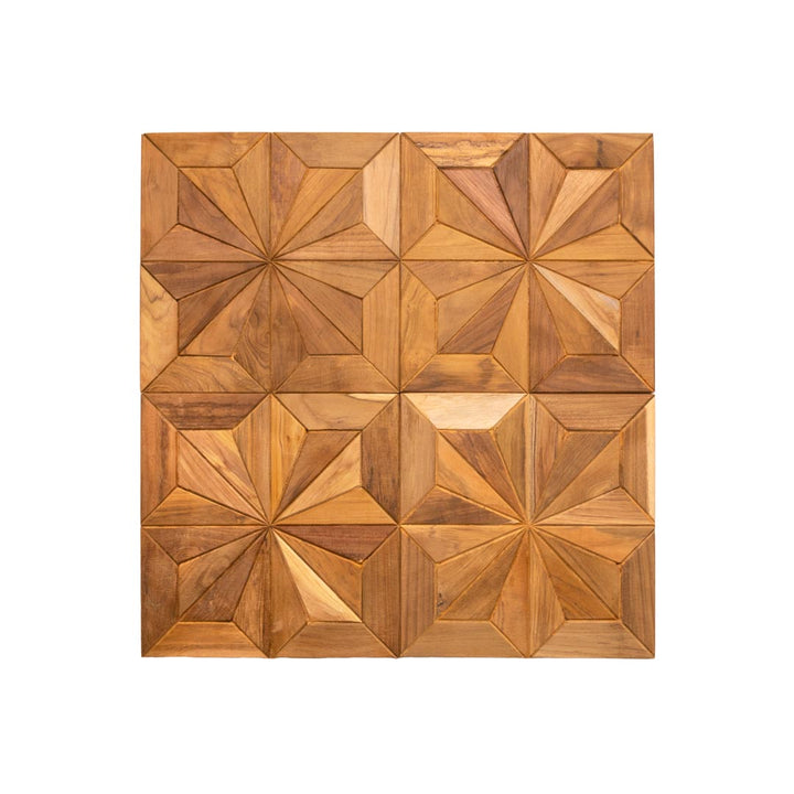 Placa decorativa din lemn de tec Pagewood - 10 buc/cutie