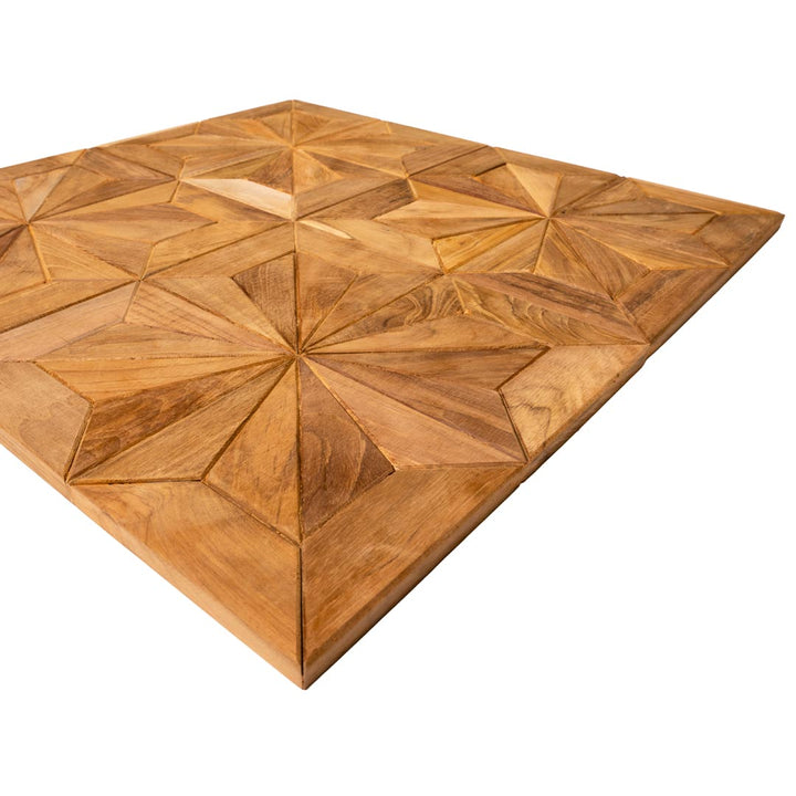 Placa decorativa din lemn de tec Pagewood - 10 buc/cutie