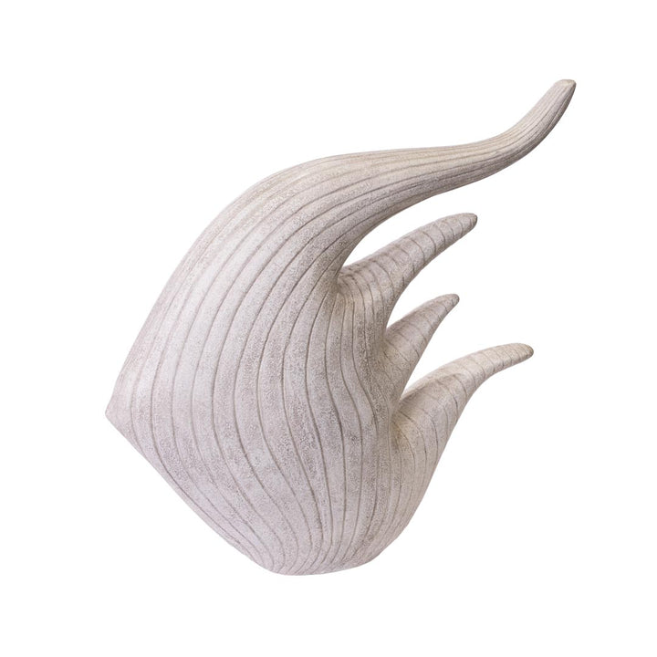 Statueta alba din fibrociment Nami