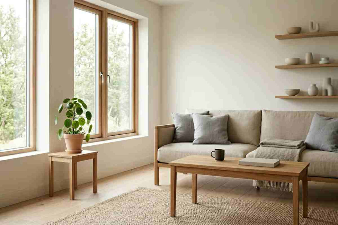 Stilul lagom in designul interior: echilibru nordic si materiale naturale pentru spatii armonioase, estetice si functionale