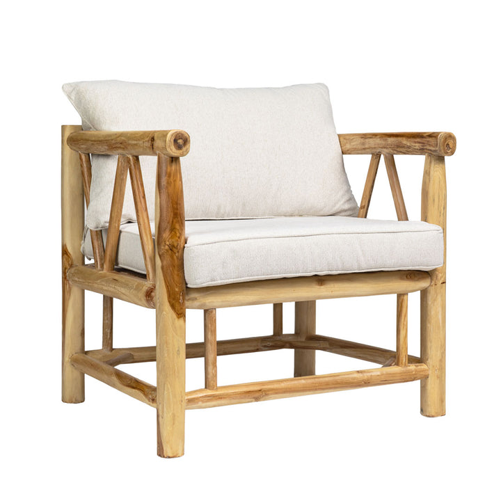 Fotoliu din lemn de tec Havana