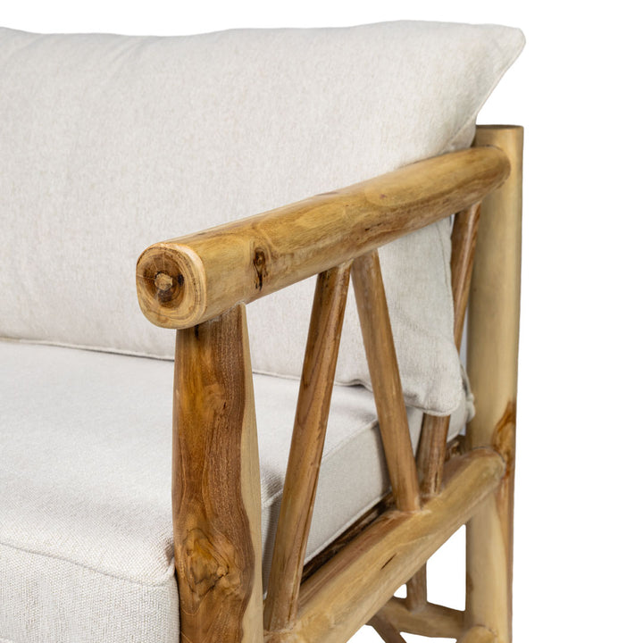 Fotoliu din lemn de tec Havana