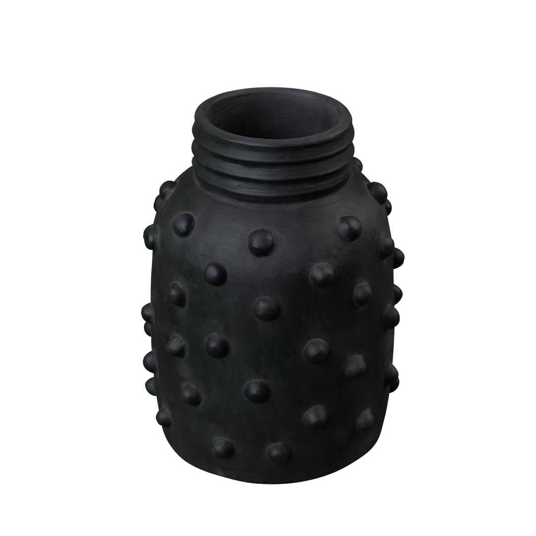 Vas negru din teracota