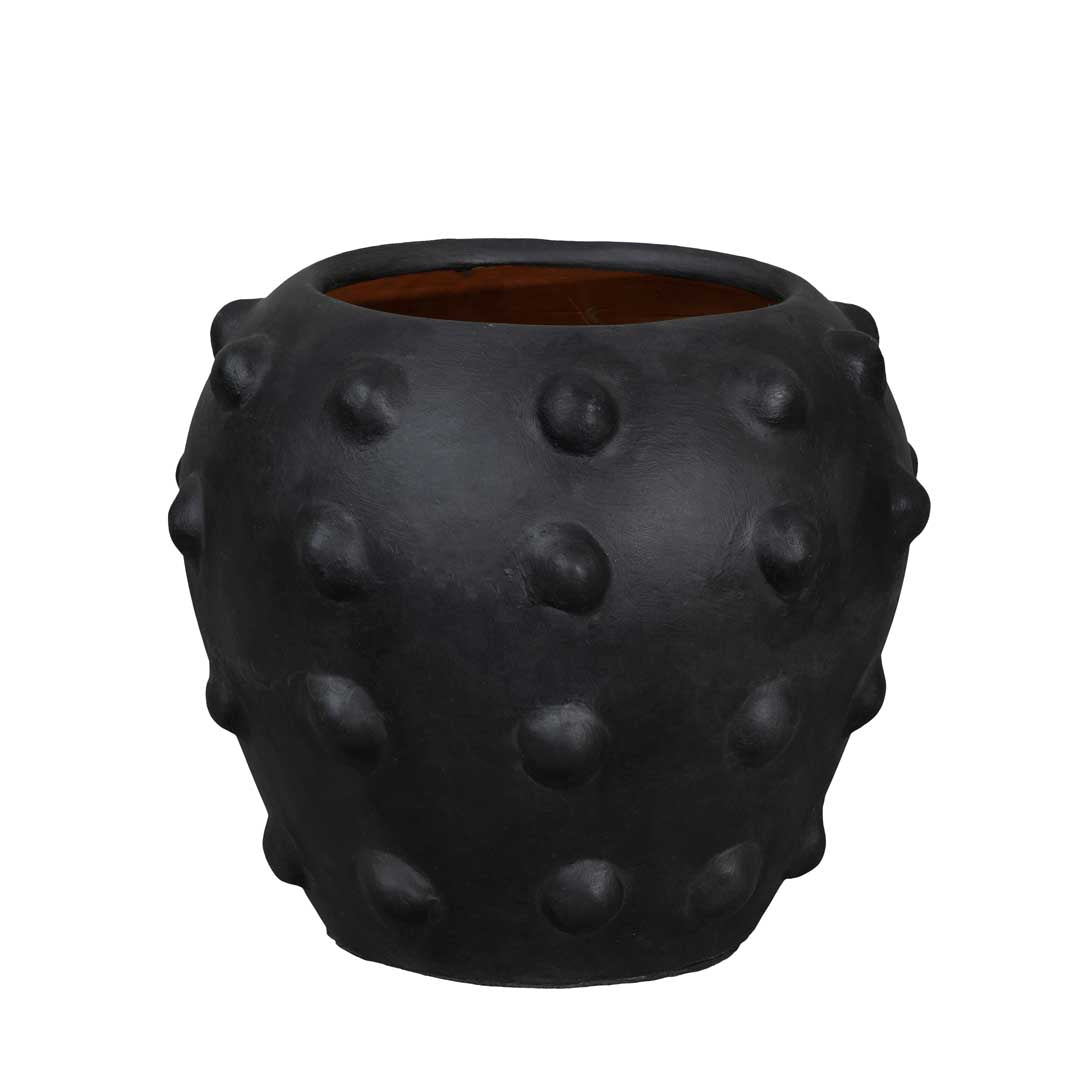 Vas negru din teracota