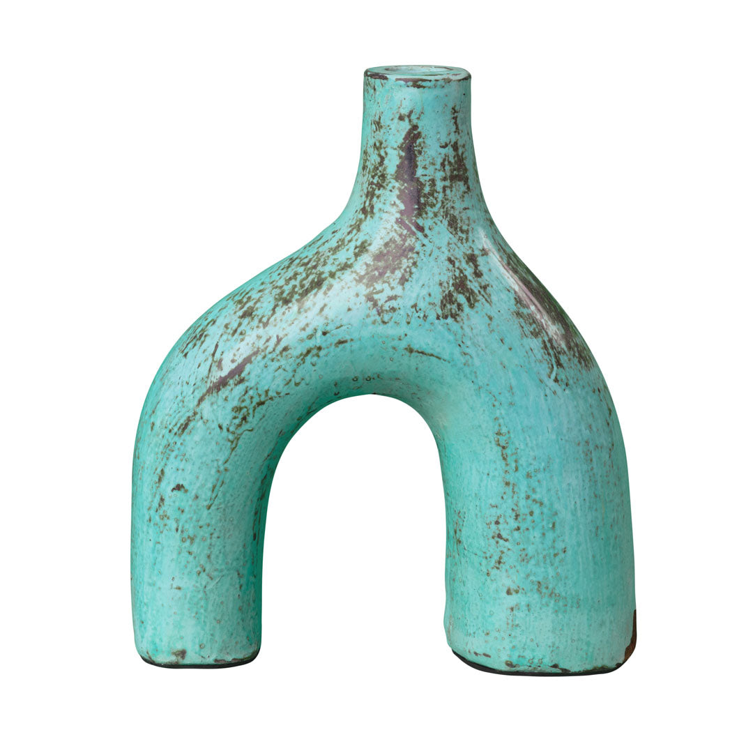 Vas turcoaz din teracota Porta