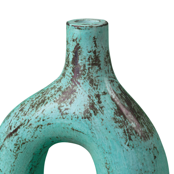 Vas turcoaz din teracota Porta