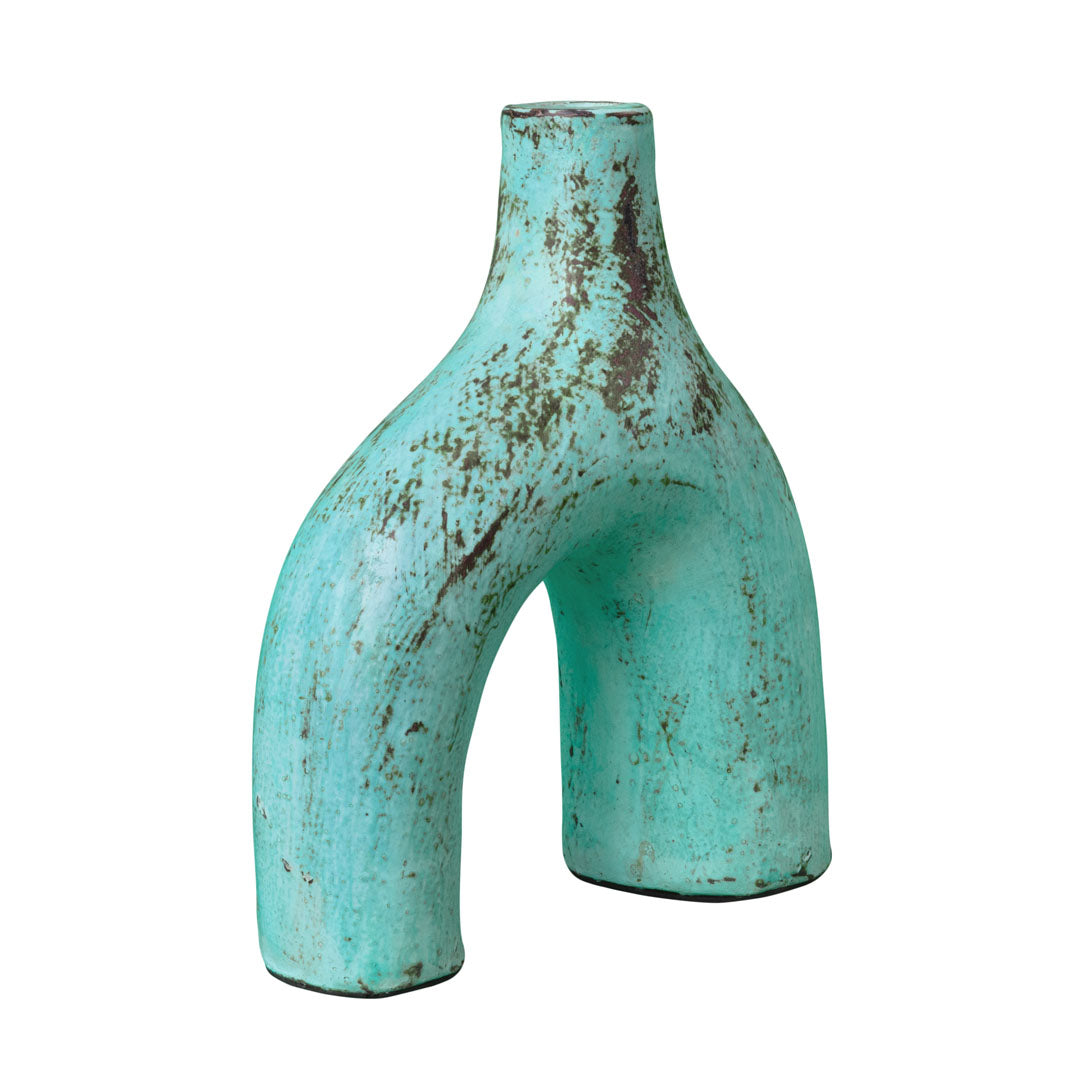 Vas turcoaz din teracota Porta