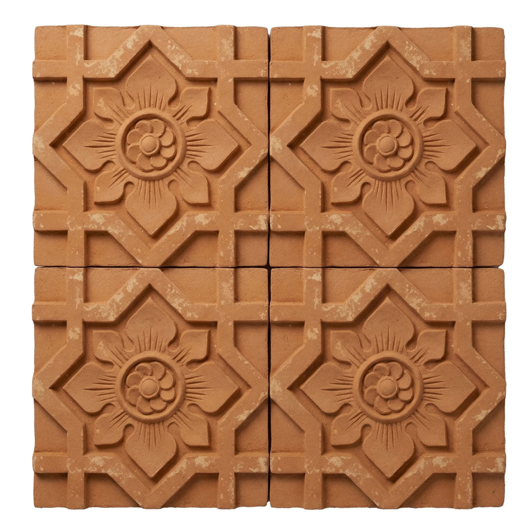 Placa decorativa de teracota Garis 20x20 cm