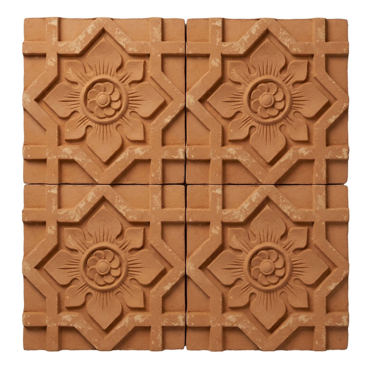 Placa decorativa de teracota Garis 20x20 cm