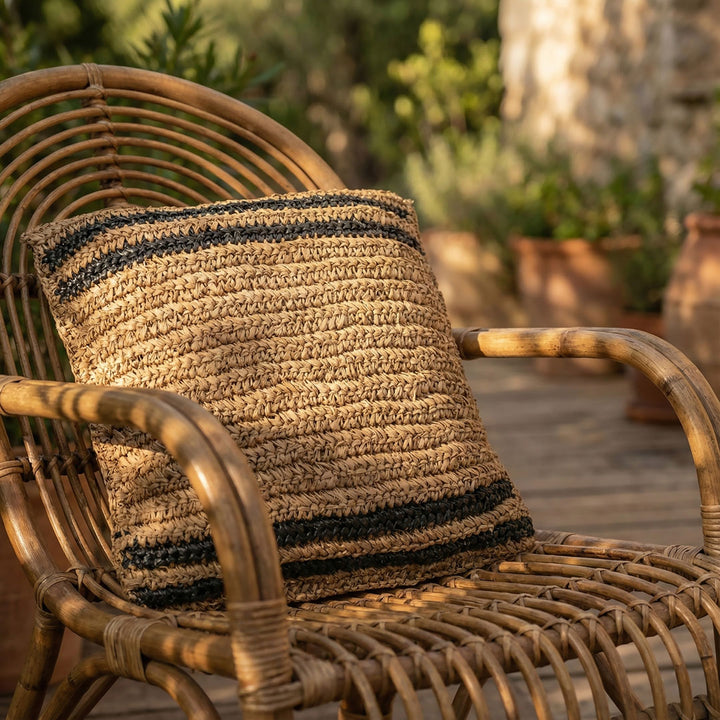Fata de perna natur din iarba de mare Zebra