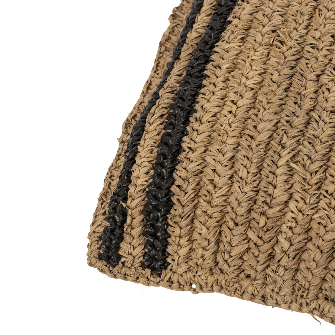 Fata de perna natur din iarba de mare Zebra