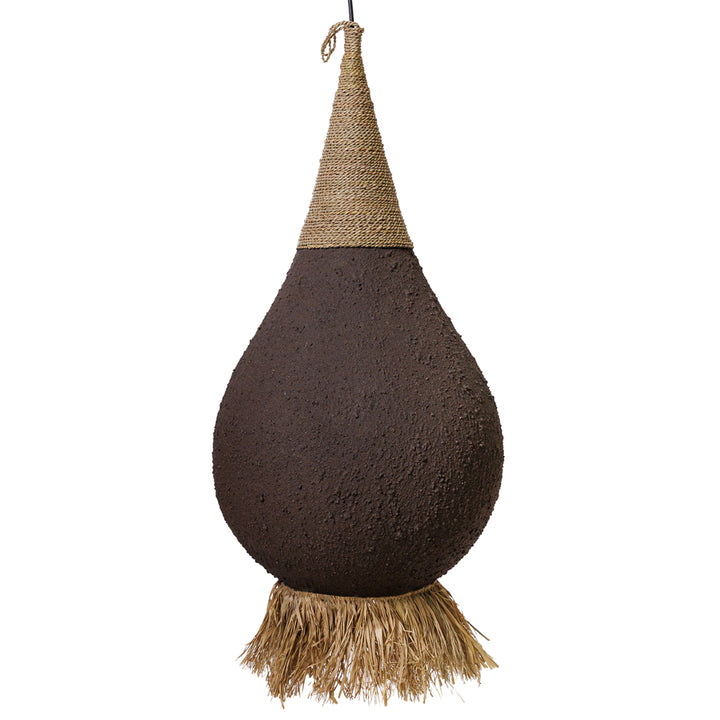Abajur negru Teardrop 40 cm