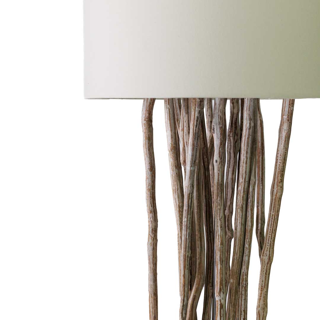 Lampadar alb Cottage Chic