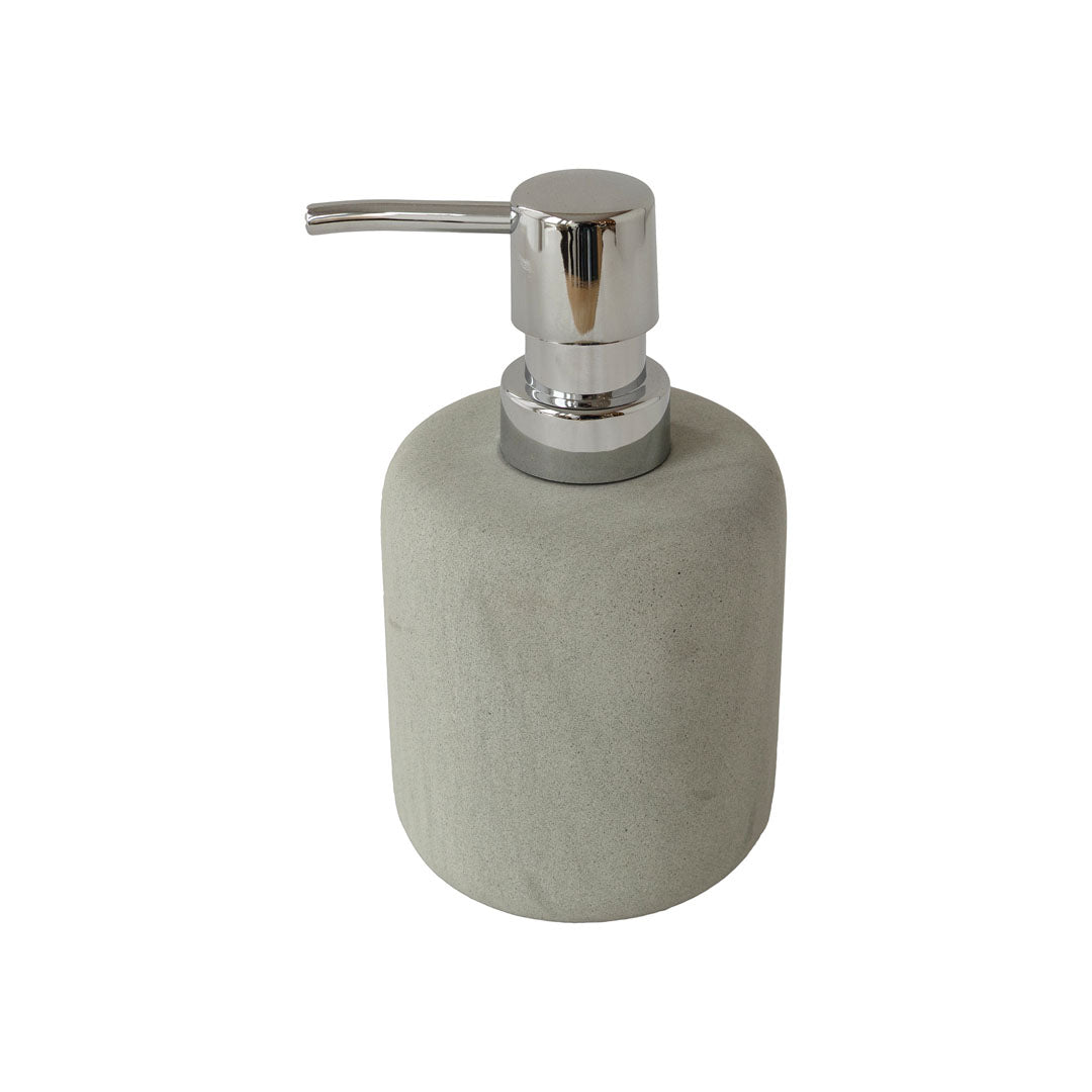 Dispenser sapun lichid gri din piatra si plastic