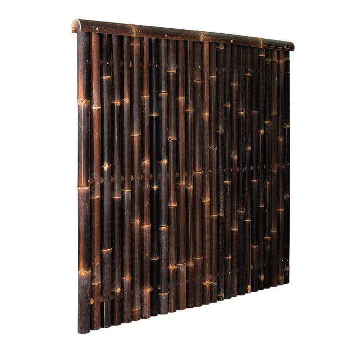 Panou negru din bete de bambus 180 x 180 cm