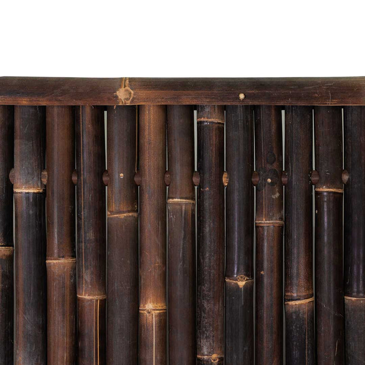 Panou negru din bete de bambus 180 x 180 cm