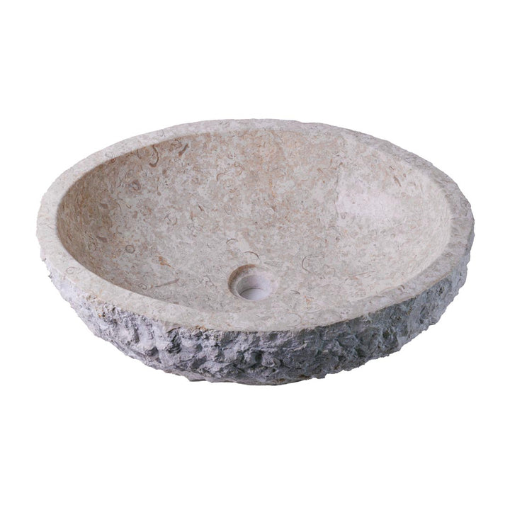 Lavoar alb din piatra onix 40 cm