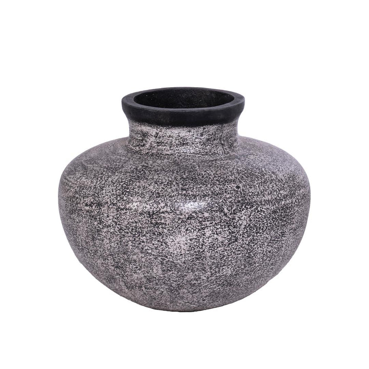 Vas din fibrociment gri Black Marble