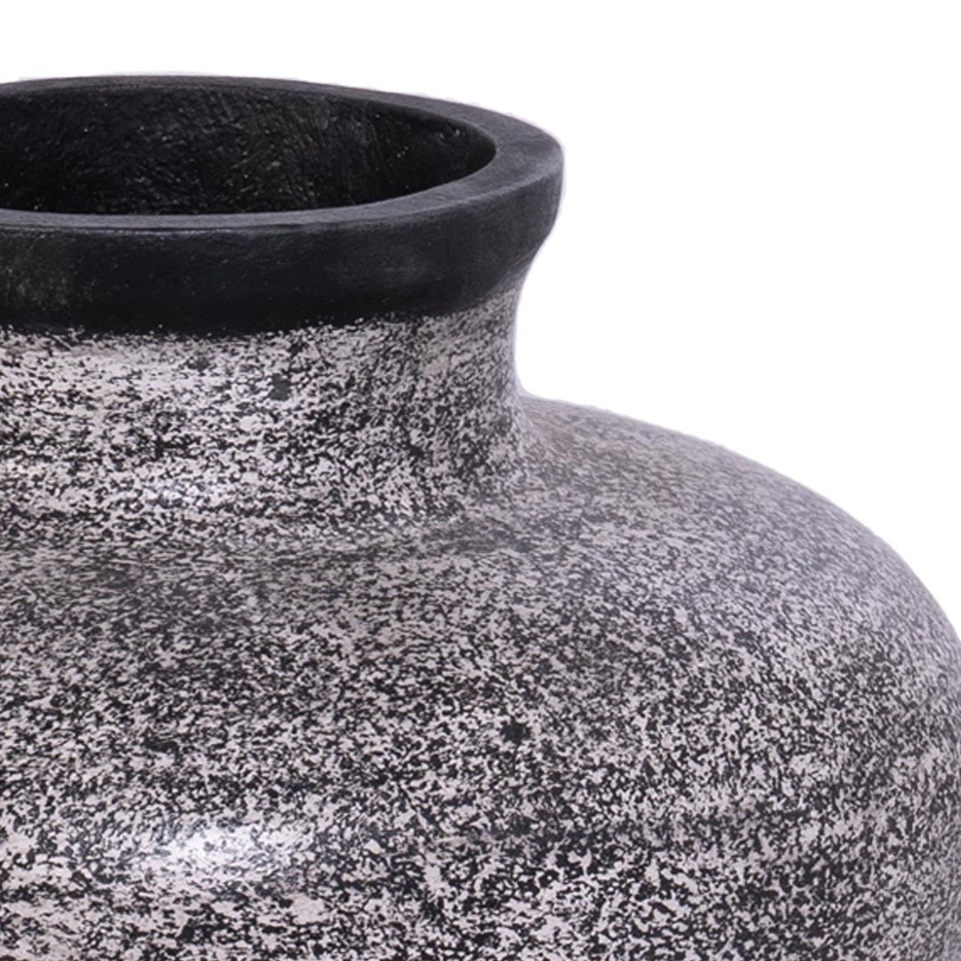 Vas din fibrociment gri Black Marble