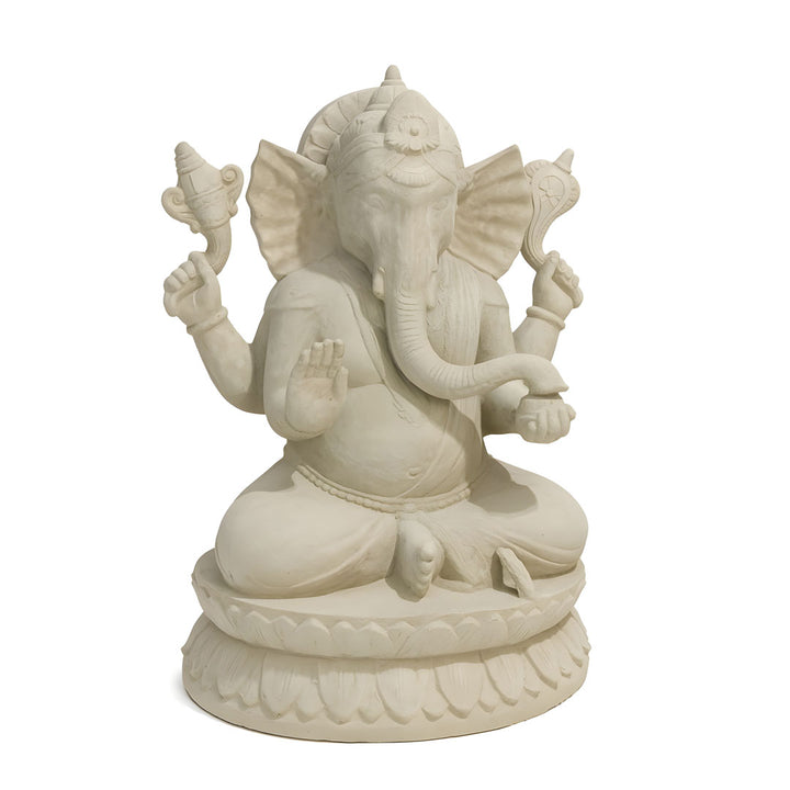 Statueta gri din fibrociment Ganesha