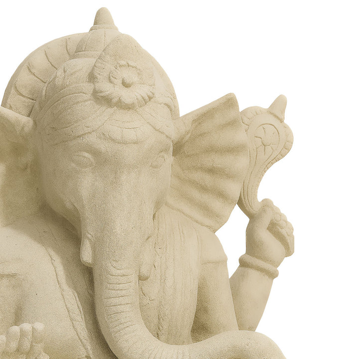 Statueta gri din fibrociment Ganesha