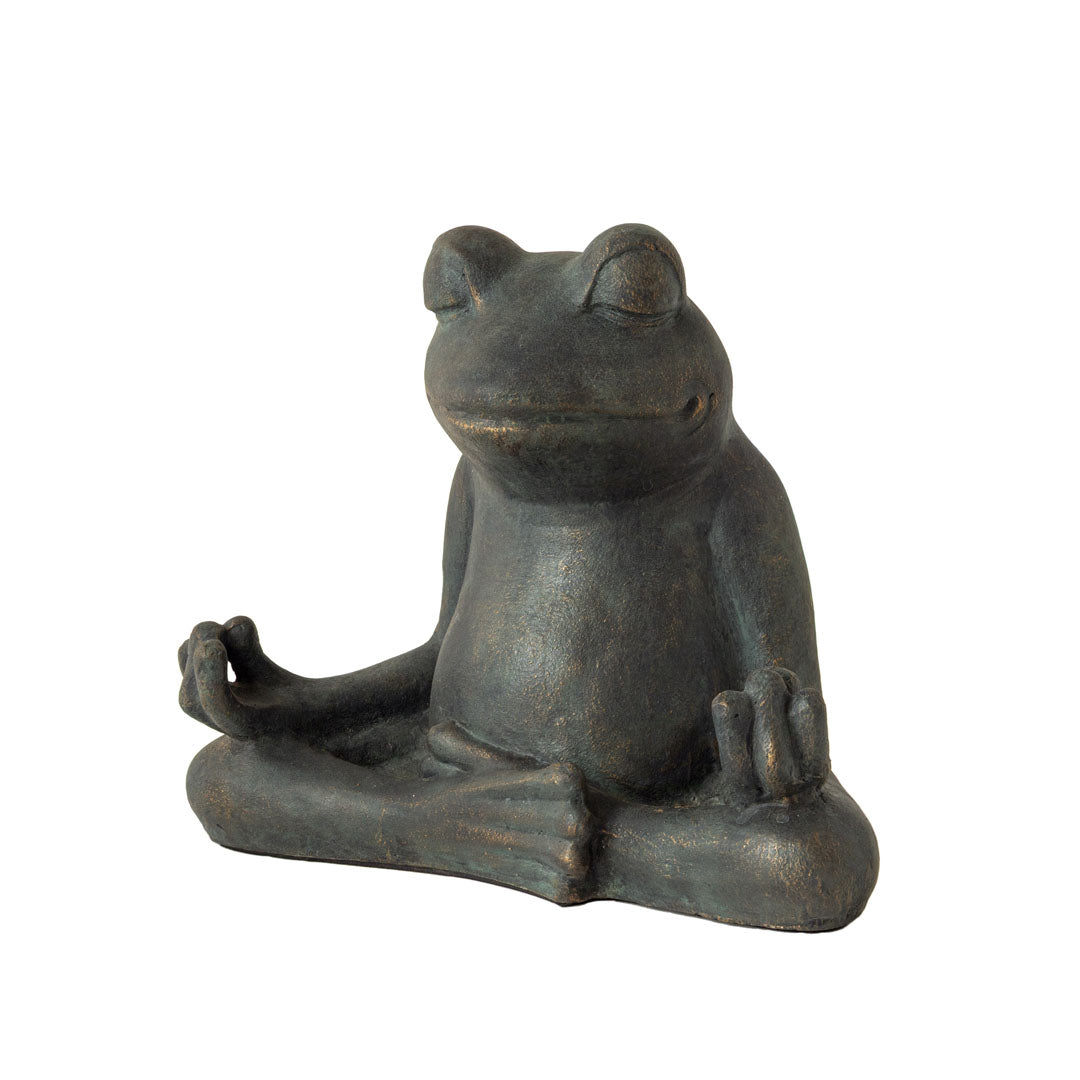 Figurina gri din fibrociment Zen Leap