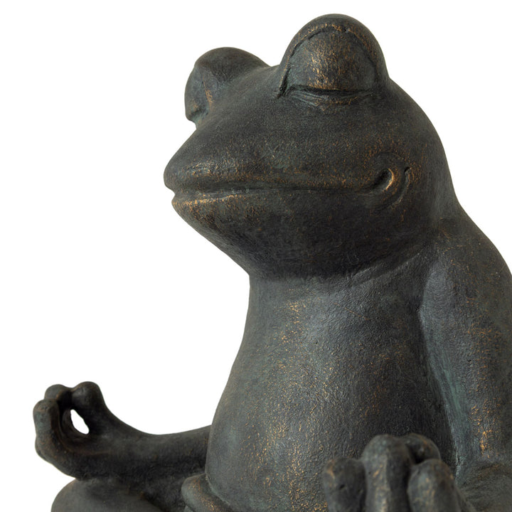 Figurina gri din fibrociment Zen Leap