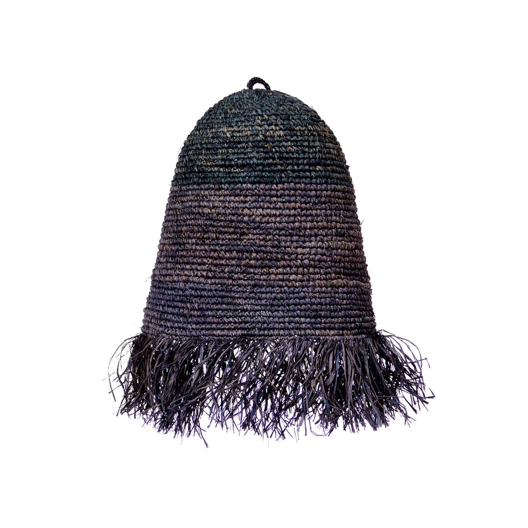 Abajur multicolor din sisal Safi 43 cm