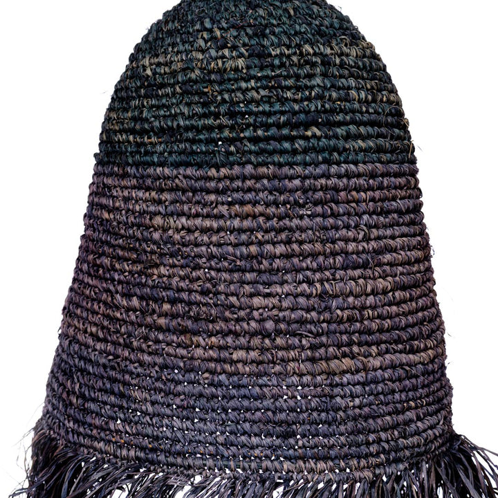 Abajur multicolor din sisal Safi 43 cm