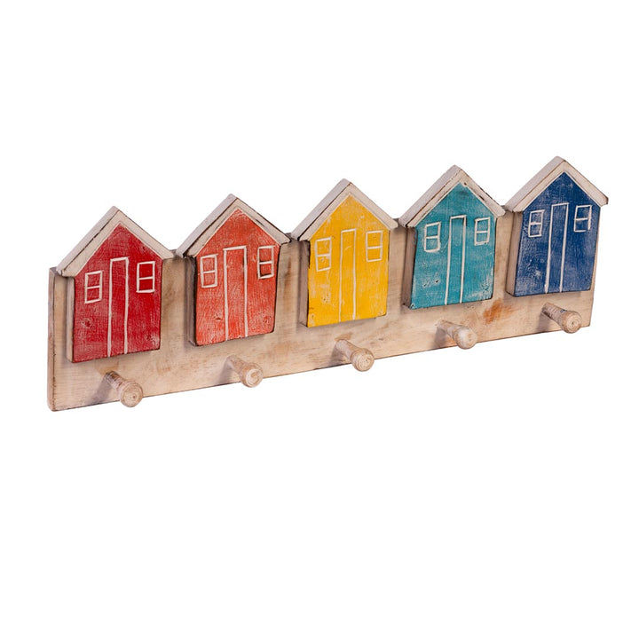 Decoratiune de perete multicolora din lemn de albasia