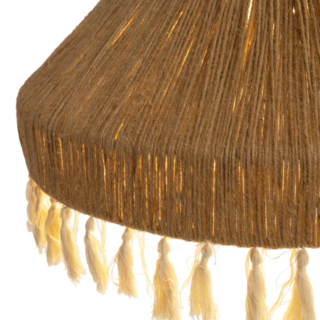 Abajur din sisal Lua