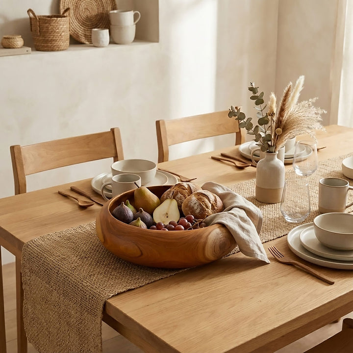 Bol din lemn de tec Tala