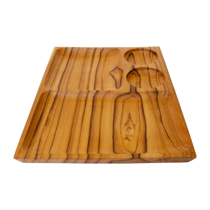 Tava din lemn de tec 30x22x5cm