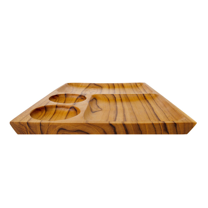 Tava din lemn de tec 30x22x5cm