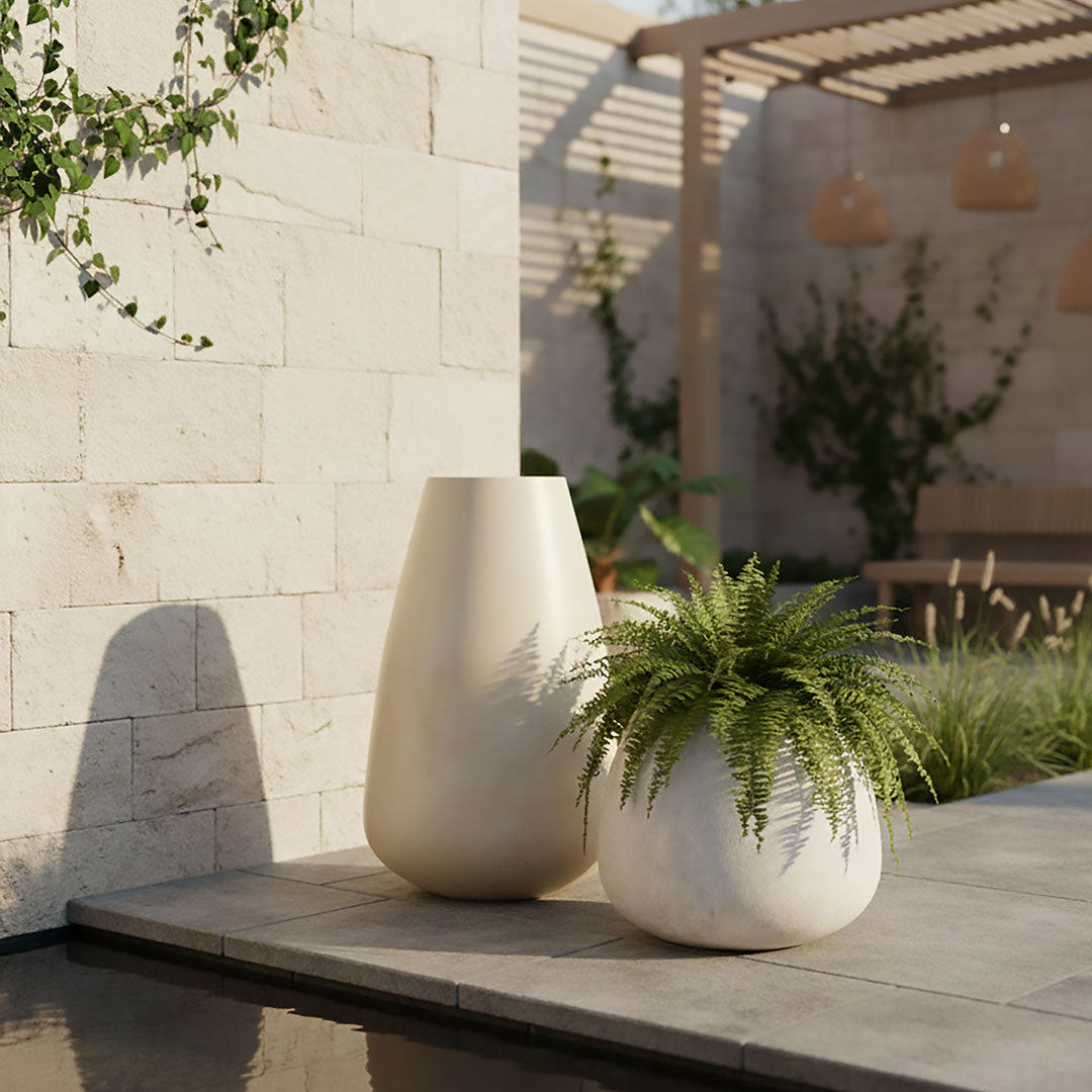 Vas ivoire din fibrociment Solum