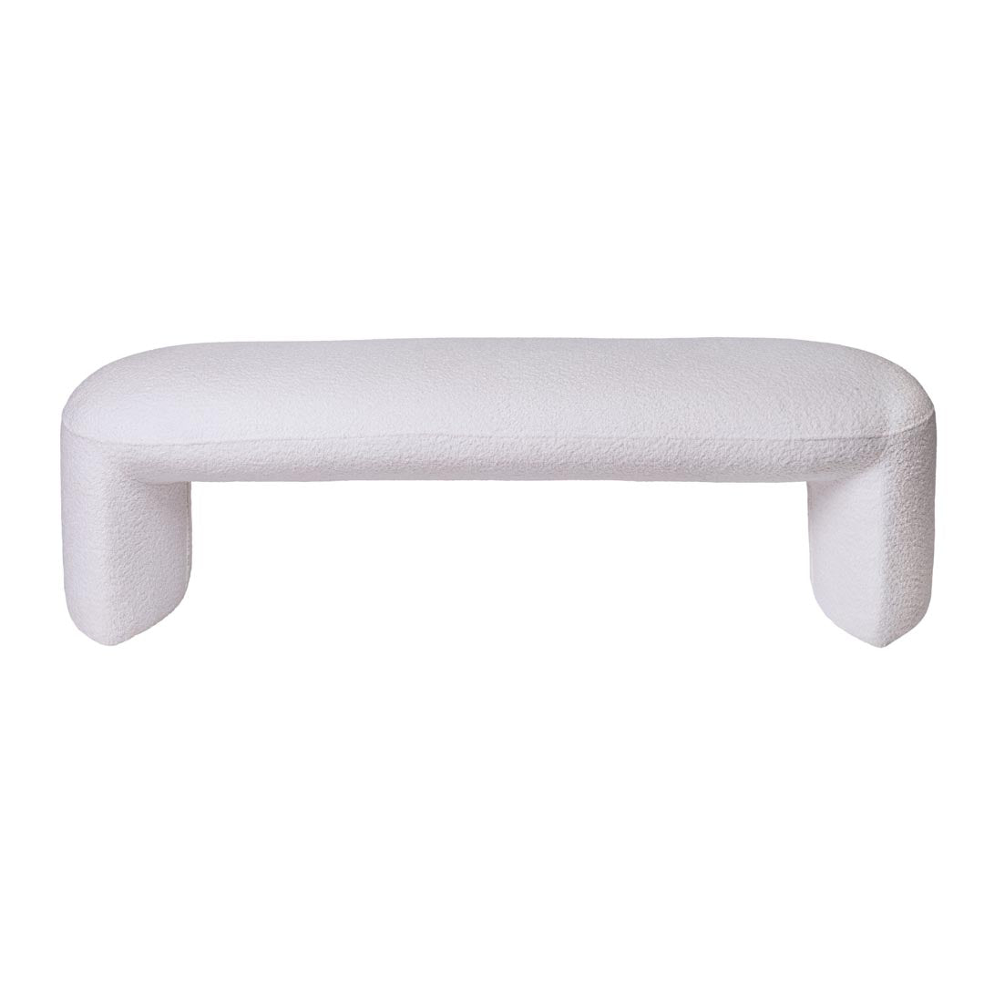 Banca alba Eva 140x45x43