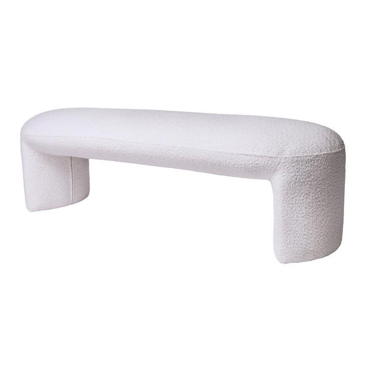 Banca alba Eva 140x45x43