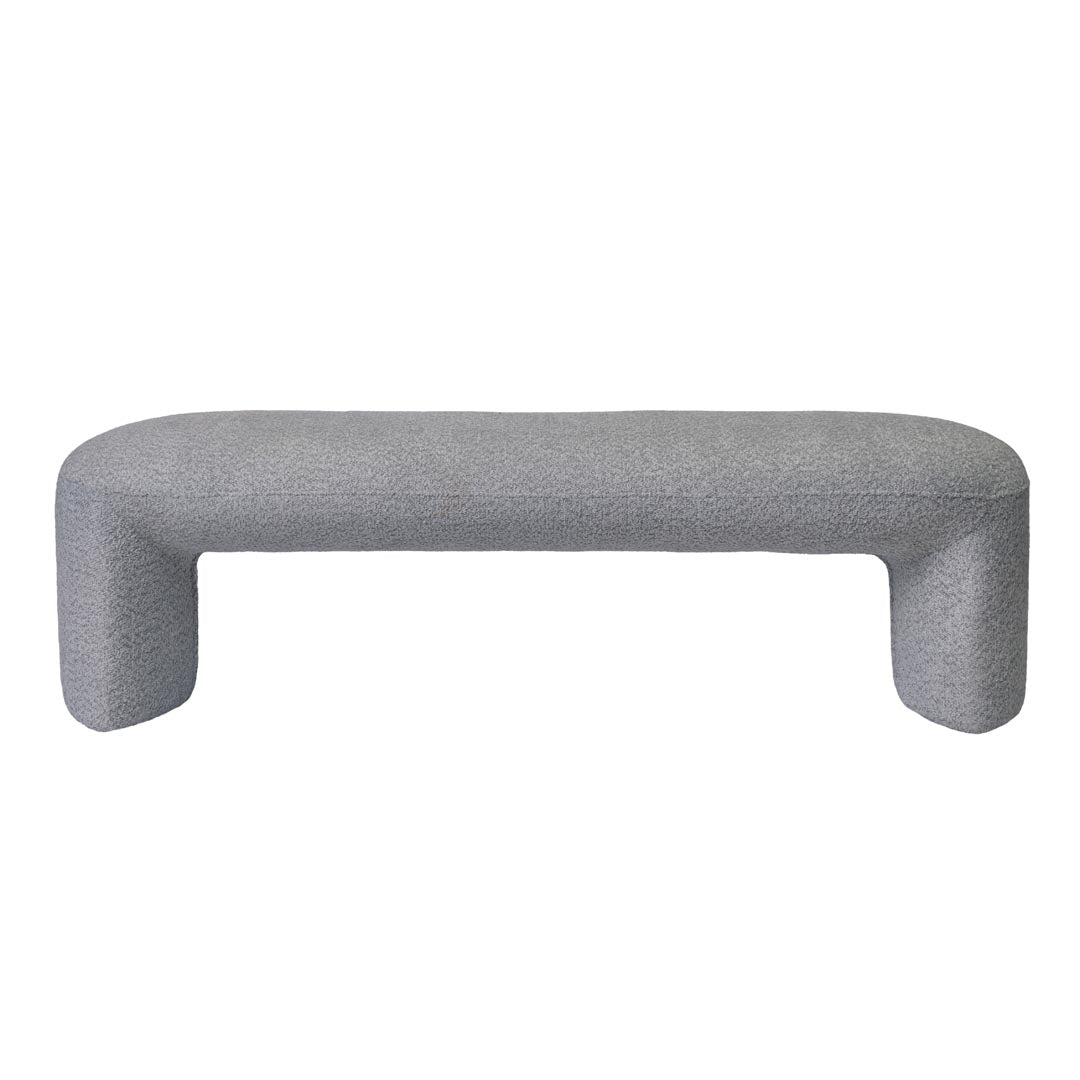 Banca gri Eva 140x45x43
